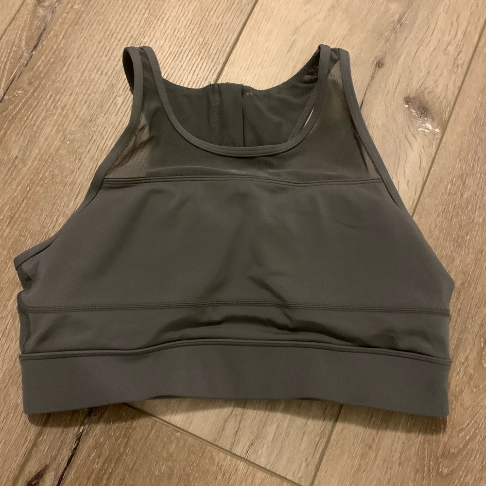 Zyia pewter sports bra